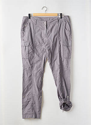 Pantalon droit tissage popeline taille normale gris S.OLIVER femme