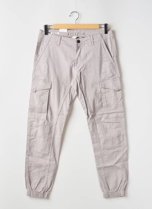 Pantalon cargo gris JACK & JONES pour homme