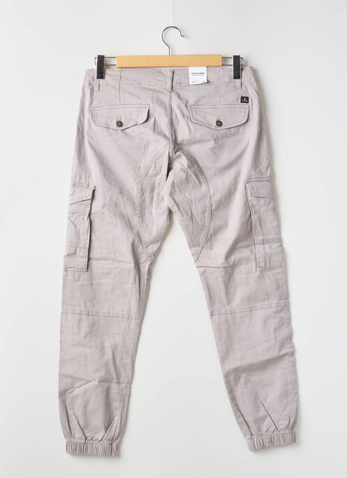Pantalon cargo gris JACK & JONES pour homme