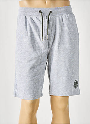 Bermuda stretch taille normale gris PETROL INDUSTRIES homme