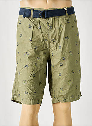 Bermuda taille à pinces taille normale vert PETROL INDUSTRIES homme