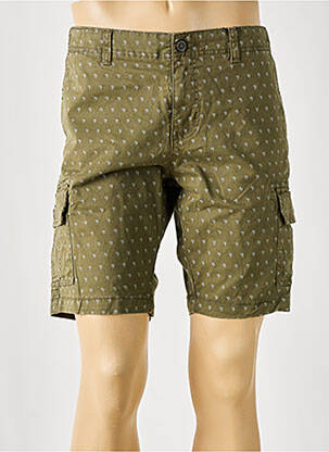 Bermuda multipoches taille normale vert BRUCE & BUTLER  homme
