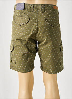 Bermuda multipoches taille normale vert BRUCE & BUTLER  homme