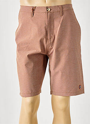 Short tissage popeline taille normale marron CYCLO CLUB MARCEL  homme