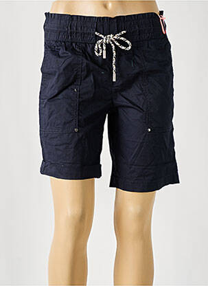 Bermuda taille élastique taille normale bleu STREET ONE femme