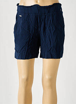 Short coupe fluide taille haute bleu STREET ONE femme