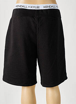 Short coupe droite taille haute noir KENDALL + KYLIE femme