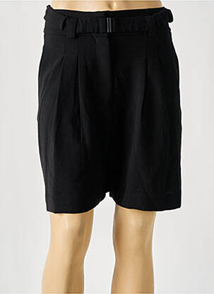 Short taille à pinces taille haute noir MANGO femme