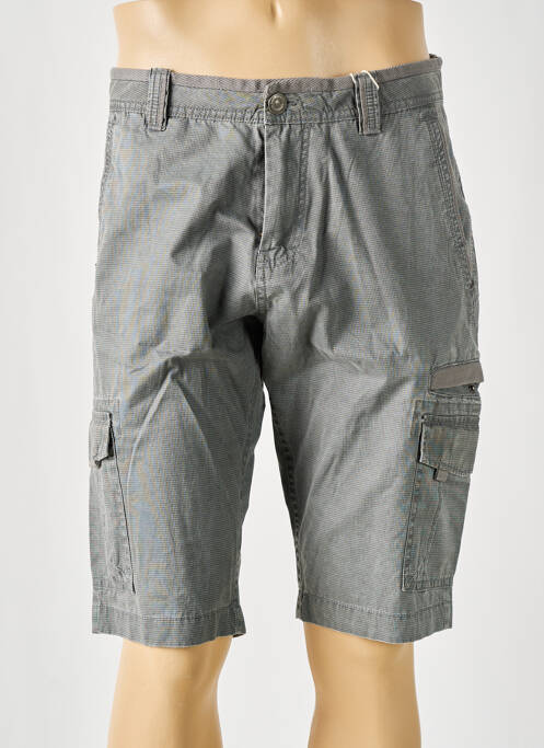 Bermuda stretch taille normale gris TOM TAILOR homme