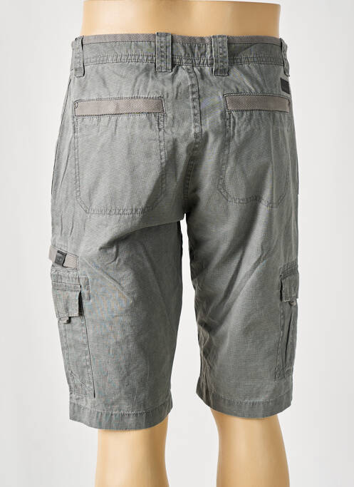 Bermuda stretch taille normale gris TOM TAILOR homme