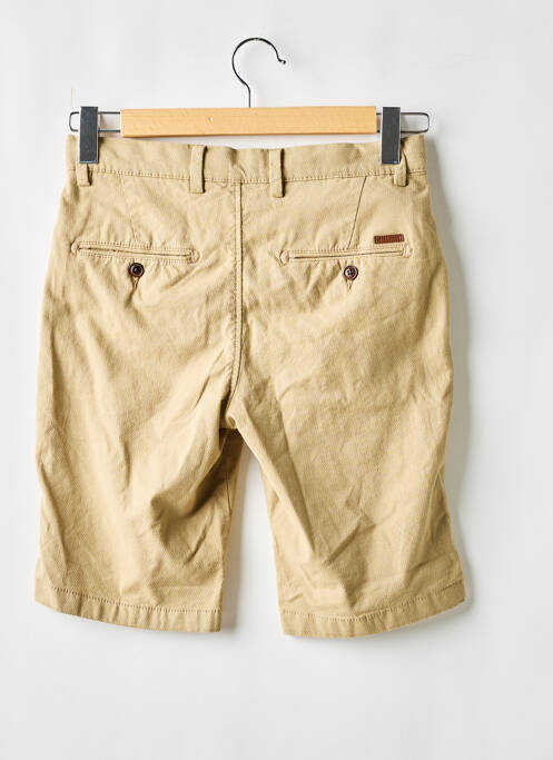 Bermuda taille à pinces taille normale beige JACK & JONES homme
