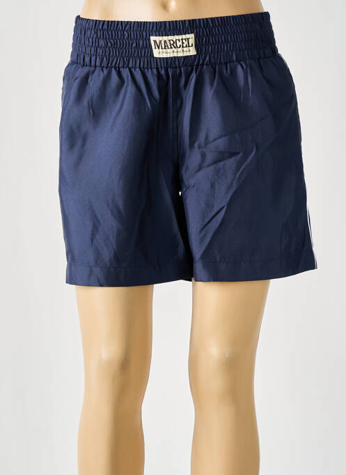 Short taille élastique taille haute bleu LE FABULEUX MARCEL DE BRUXELLES femme