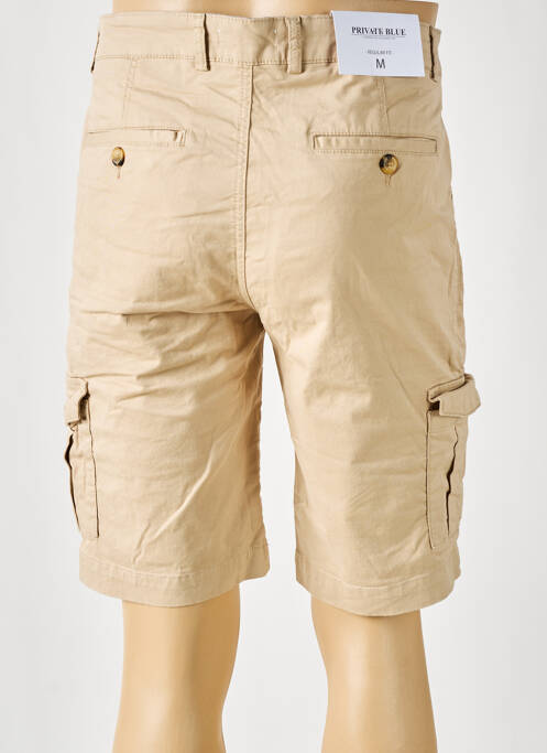 Bermuda beige PRIVATE BLUE pour homme