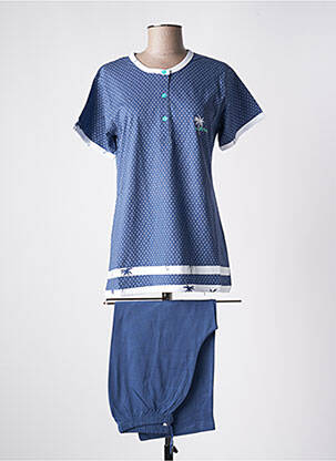 Pyjama tissage jersey bleu ROSE POMME femme