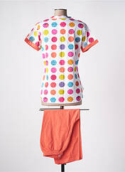 Pyjama orange ROSE POMME pour femme seconde vue