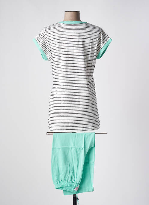 Pyjama vert ROSE POMME pour femme