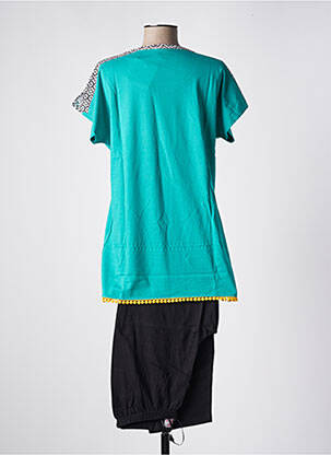 Pyjama tissage jersey vert ROSE POMME femme