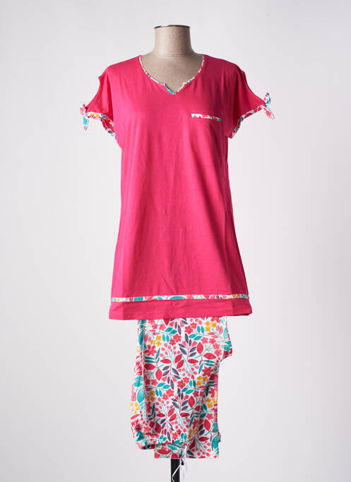 Pyjama col v rose ROSE POMME femme