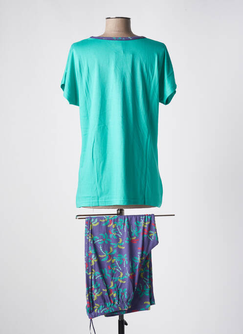Pyjama tissage jersey vert ROSE POMME femme