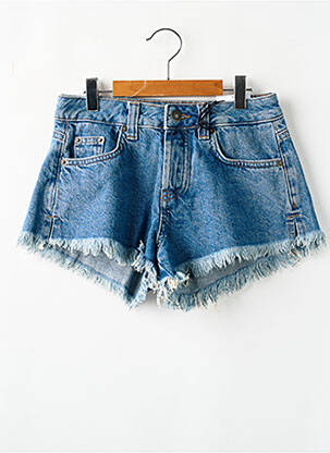 Short tissage denim taille basse bleu SUBDUED femme