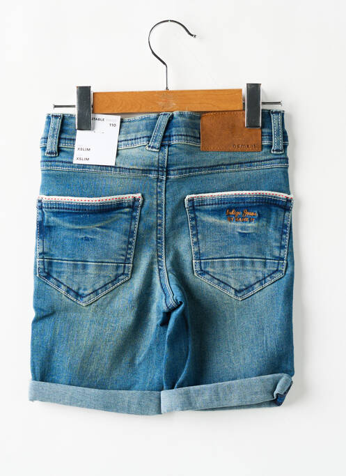 Bermuda tissage denim taille ajustable bleu NAME IT garcon
