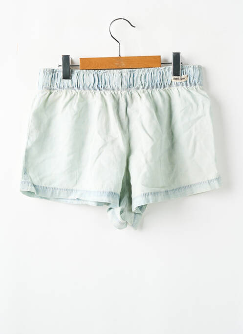 Short bleu DOUBLE AGENT pour femme