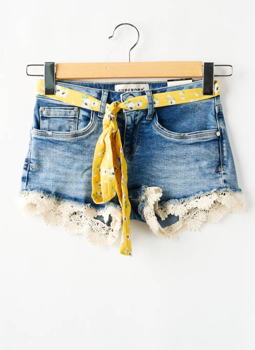 Short bleu SUPERDRY pour femme