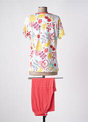 Pyjama rouge ROSE POMME pour femme seconde vue