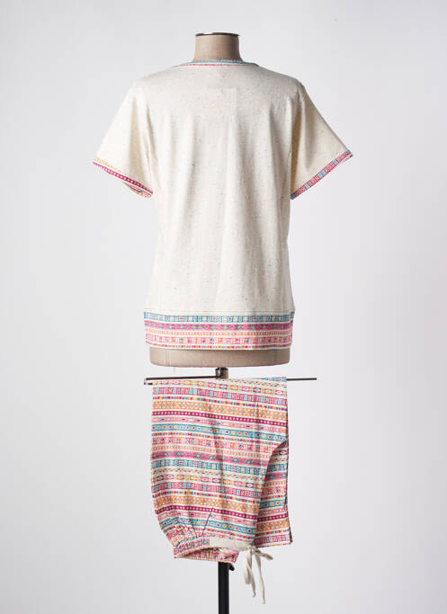 Pyjama tissage jersey beige ROSE POMME femme