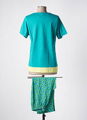 Pyjama tissage jersey vert ROSE POMME femme