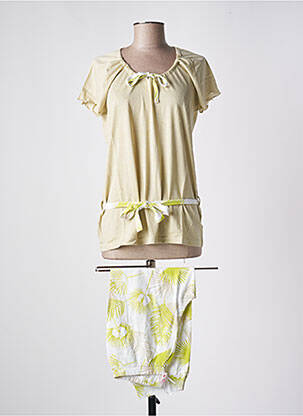 Pyjama tissage jersey vert ROSE POMME femme