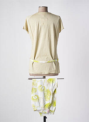 Pyjama tissage jersey vert ROSE POMME femme
