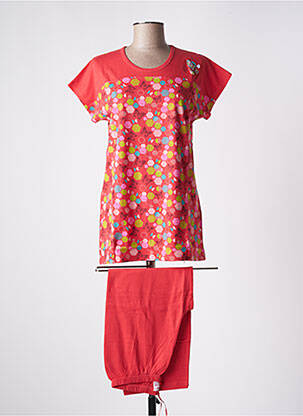 Pyjama tissage jersey rouge ROSE POMME femme