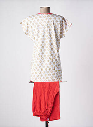 Pyjama tissage jersey rouge ROSE POMME femme