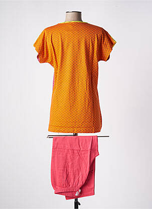 Pyjama tissage jersey orange ROSE POMME femme