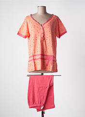 Pyjama orange ROSE POMME pour femme seconde vue