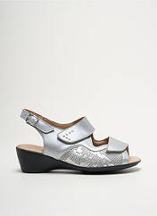 Sandales/Nu pieds argent ARTIKA SOFT pour femme seconde vue