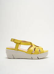 Sandales/Nu pieds jaune WONDERS pour femme seconde vue