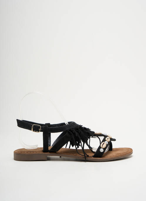 Tongs noir METAMORF'OSE pour femme