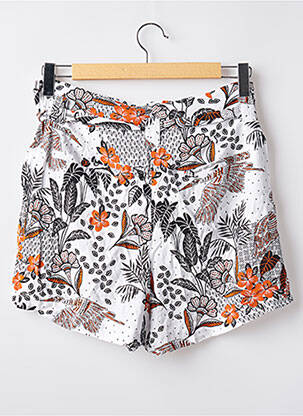 Short coupe fluide taille haute blanc SUPERDRY femme