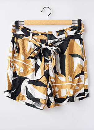 Short coupe fluide taille haute beige STREET ONE femme