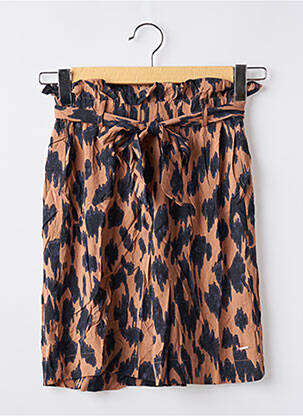 Bermuda taille élastique taille haute marron MEXX femme