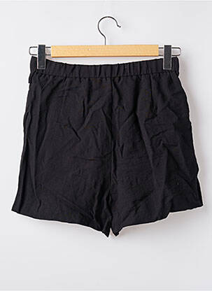 Short fermeture zippée sous rabat boutonné taille haute noir MANGO femme