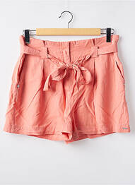 Short taille à pinces taille haute rose SUPERDRY femme