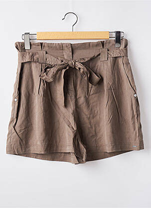 Short coupe fluide taille haute vert SUPERDRY femme