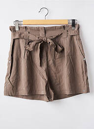Short taille à pinces taille haute vert SUPERDRY femme