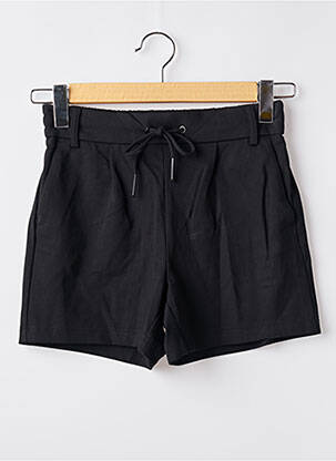 Short coupe droite taille haute noir ONLY femme