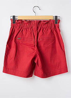 Bermuda tissage popeline taille normale rouge STREET ONE femme