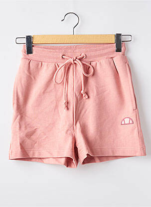 Short coupe droite taille haute rose ELLESSE femme