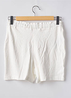Short coupe droite taille haute blanc MANGO femme
